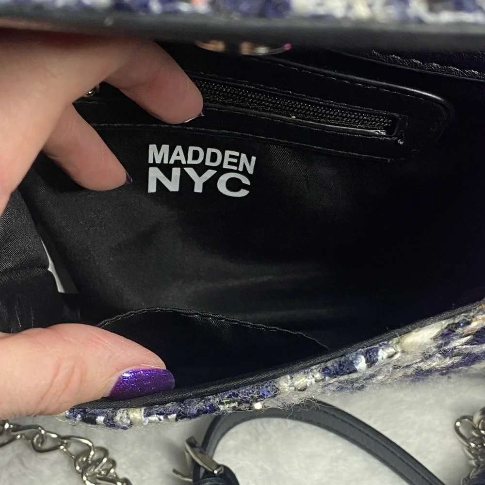 NWOT Steve Madden Tweed Crossbody/Handbag - Picture 3 of 3